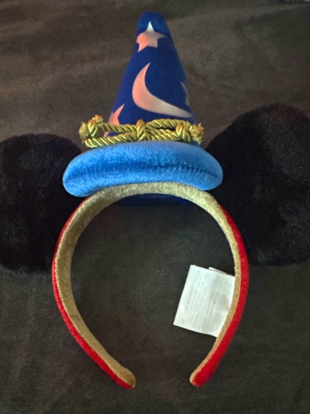 Authentic Disney Fantasia Sorcerer Mickey Ears Headband used